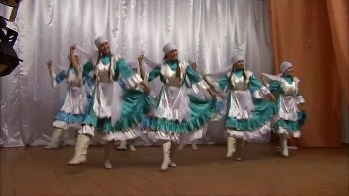Tatars celebrate Geektime mentioning their language on its website (traditional Tatar folk dance, YouTube)